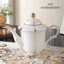 GobekUsa Elegant Bone China Tea Set Luxury Porcelain Coffee Pot Creamer Sugar Bowlcaffold