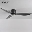 GobekUsa LED Ceiling Fan with Remote Control, Modern Design, Bedroom Decor, 220V