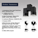 GobekUsa 180 Adjustable LED GU10 Downlight Surface Mount Spotlight