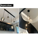 GobekUsa Cement Pendant Light | Nordic Design Moon Planet Hanging Lamp for Dining Room