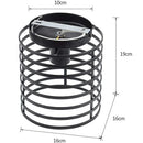 GobekUsa Iron Cage Ceiling Light Modern Nordic Retro Black Loft E27 Home Lighting