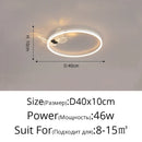 GobekUsa LED Chandelier: Modern Indoor Lighting for Bedroom, Study, Living Room - Luster Lamps