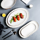 GobekUsa Ceramic White Glaze Dinnerware Set