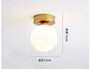 GobekUsa Glass Ball Ceiling Light: Modern Nordic Style, Creative Round Lamp for Home Decor.