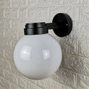 GobekUsa Globe Shade Wall Lantern for Entryway Porch Patio, E27 Base Socket