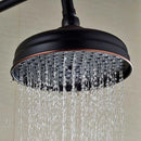 GobekUsa 8" Antique Brass Rainfall Shower Faucet Head for Refreshing Showers