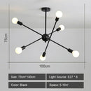 GobekUsa LED Metal Chandeliers for Living Room - Stylish Ceiling Light for Home Decor