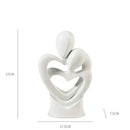 GobekUsa Abstract Dancer Figure Resin Sculpture for Modern Home Decor