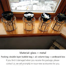 GobekUsa Crystal Ceiling Lights: Modern Living Room Bedroom Decorative Lamp with E27 Bulb Socket