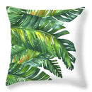 GobekUsa Green Leaves Decorative Throw Pillowcase 45*45cm for Sofa Home Decor