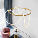 GobekUsa Lines Chandelier: Modern Designer Lighting for Living Room, Dining, and Bar