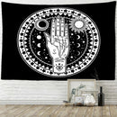 GobekUsa Black Cat Psychedelic Tapestry Wall Hanging for Home Decor