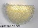 GobekUsa Birds Nest Wall Lamp | 3D Art Light Fixture for Children Room & Living Room