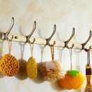 GobekUsa Brass Bathroom Set: Robe Hook, Paper Holder, Towel Bar, Soap Basket.