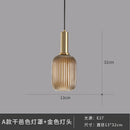 GobekUsa Glass Pendant Lights: Nordic Style Bedroom Kitchen Hanging Lamp