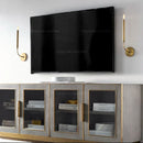 GobekUsa Gold Mirror Lights Antique Bronze Wall Lamps for Home Interior Art Deco