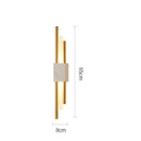 GobekUsa Light Luxury Wall Lamp for Living Room Hotel Bedroom Aisle - Minimalist Design