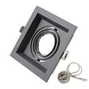 GobekUsa Double Ring LED Ceiling Downlights GU10 MR16 Base Spot Lamps Holder Bracket
