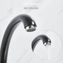 GobekUsa Brass Black Kitchen Sink Faucet Single Handle Swivel Spout Mixer Tap