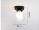 GobekUsa Glass Ball Ceiling Light: Modern Nordic Style, Creative Round Lamp for Home Decor.