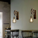 GobekUsa Industrial Iron Wall Sconce LED Fixture for Cafe Bar Loft Decoration