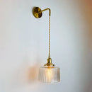 GobekUsa Glass Adjustable LED Sconce Wall Light for Bedroom Home Decor