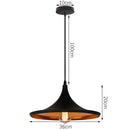 GobekUsa Industrial Aluminium Pendant Lights Chandelier for Home Living Room Kitchen Bedroom