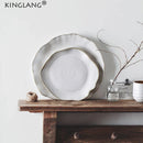 GobekUsa Ceramic Dinner Plate Set - Premium Quality Round Plates for Restaurants and Home Use