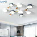 GobekUsa LED Wood Ceiling Chandelier for Living Room, Bedroom, Kids Room Decor