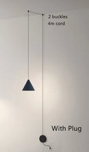 GobekUsa Geometric LED Pendant Light for Living Room Bedside - Nordic Style Glam Fixtures