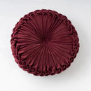 GobekUsa 3D Pumpkin Vehicle Wheel Round Velvet Throw Pillow for Couch Decor