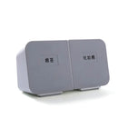 GobekUsa Cotton Swab & Pad Holder: Bathroom Organizer & Cosmetic Container