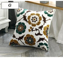 GobekUsa Ethnic Style Canvas Embroidery Pillow Cover 45x45cm