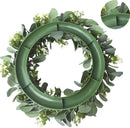 GobekUsa Eucalyptus Leaf Wreath - Home Decor, DIY, Wedding, Holiday & Living Room Accessory