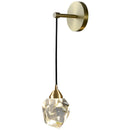 GobekUsa Crystal Golden Wall Sconce for Modern Indoor Lighting Decor