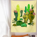 GobekUsa Cactus Mushroom Girl Tapestry Psychedelic Witchcraft Home Decor