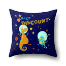 GobekUsa Dino Baby Pillowcase: Cute Dino Drive Car Letter Cushion Cover for Bedroom Decor