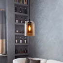 Nordic Smoky Gray Glass Pendant Light