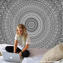 GobekUsa Indian Mandala Tapestry Hippie Wall Hanging Beach Yoga Mat Bedspread Table Cloth