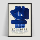 GobekUsa Canvas Painting Pierre Soulages Exhibition Poster Museum Art Print Decor