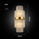 GobekUsa Crystal LED Wall Sconce Light for Bedroom and Corridor