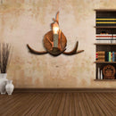 GobekUsa Antler Resin Wall Lamp for Living Room Corridor Restaurant Hotel Bar