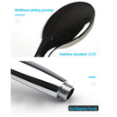 GobekUsa LED Temperature Controlled Shower Head: Super Large Panel, 3 Color Changes, Chrome Plating