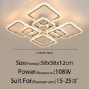 GobekUsa LED Chandelier: Remote Dimmable Indoor Lighting for Bedroom, Restaurant, Living Room