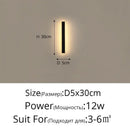 GobekUsa LED Porch Lights | Modern Outdoor Black Lamps for Living Room & Bedroom