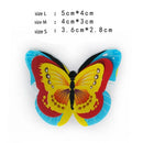 GobekUsa Butterfly Flower Cake Toppers - Birthday Wedding Decoration