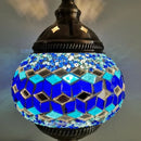 Handmade Turkish Mosaic Glass Pendant Light