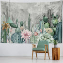 GobekUsa Cactus Tropical Plant Tapestry Wall Hanging for Children's Room Hippie Cartoon Home Decor