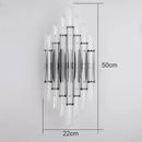 GobekUsa Crystal Wall Lamp: Elegant Lighting for Living Room, Bedroom, and Staircase