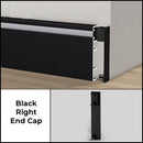 GobekUsa LED Skirting Line Aluminum Profile Baseboard for Backlight Strip Lights